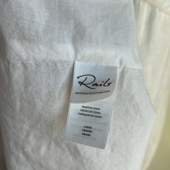 Rails  Kiki Midi Dress in White Lace Detail - Picture 15 of 16